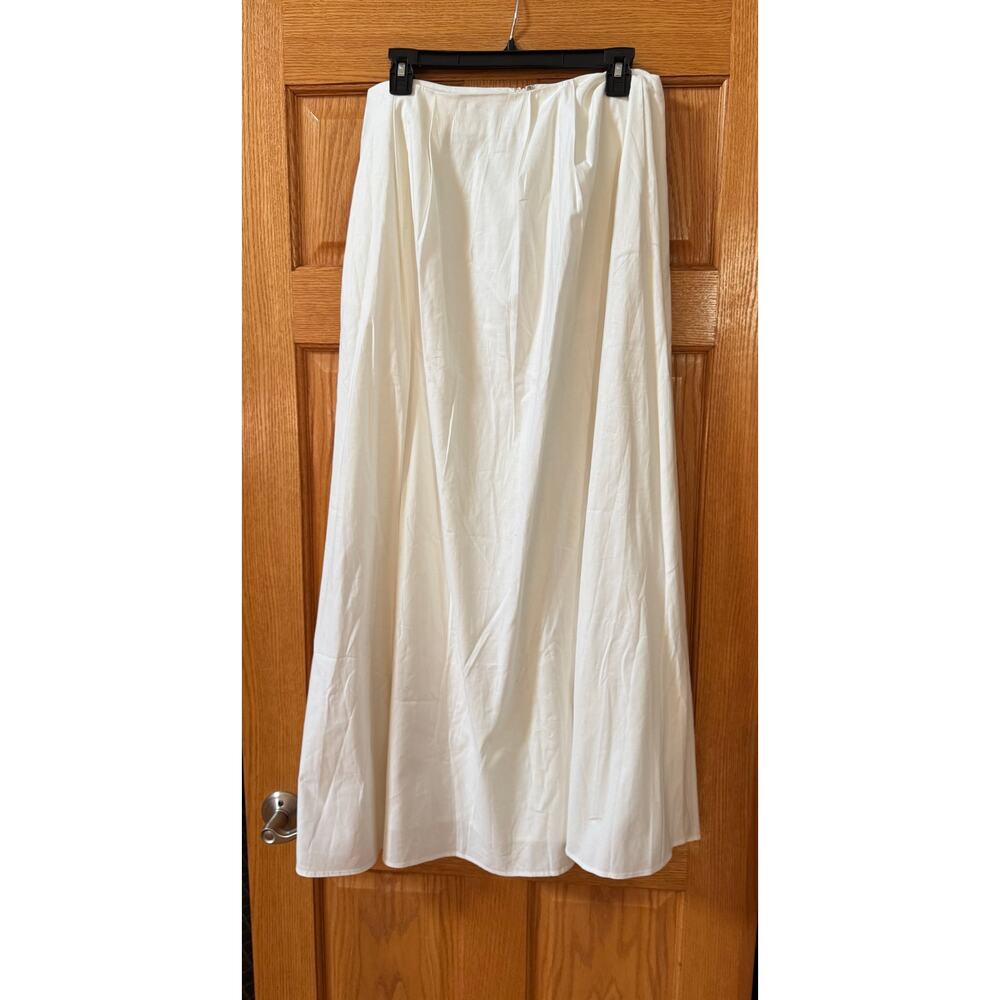 Reformation Lucy Skirt - White Organic Cotton - Size 8 (New) - Picture 4 of 5